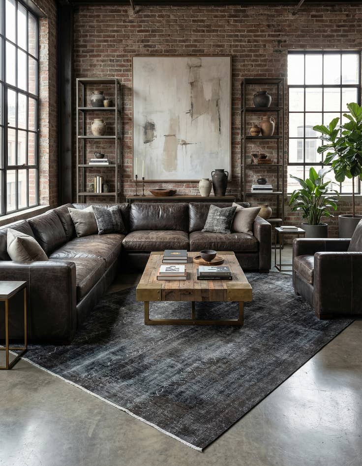 Detail image of 5' 5 x 9' 1 Ultra Vintage Wool Rug