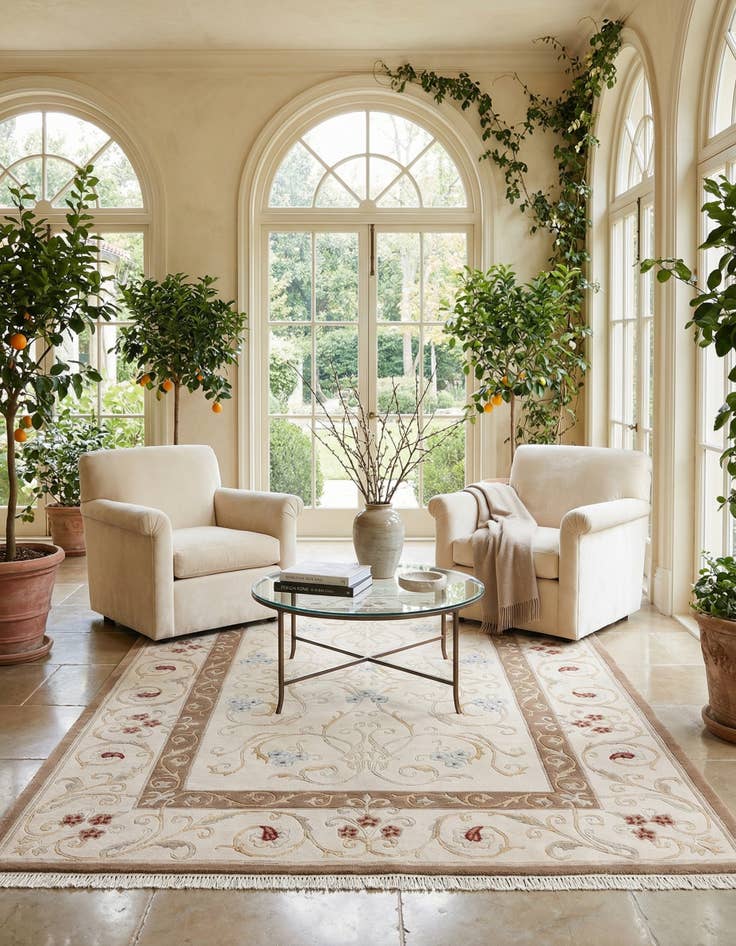 Detail image of  5' 9 x 7' 10 Darya Rug