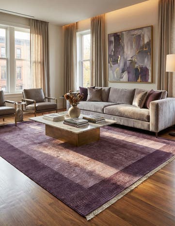 6' 7 x 9' 11 Hand Knotted Darya Wool Rug