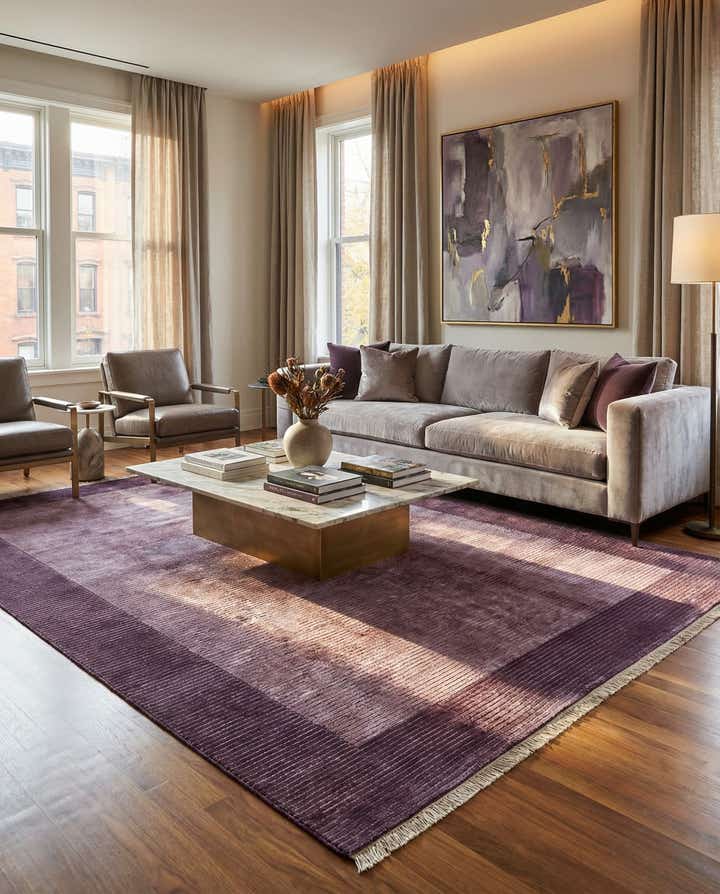 6' 7 x 9' 11 Hand Knotted Darya Wool Rug