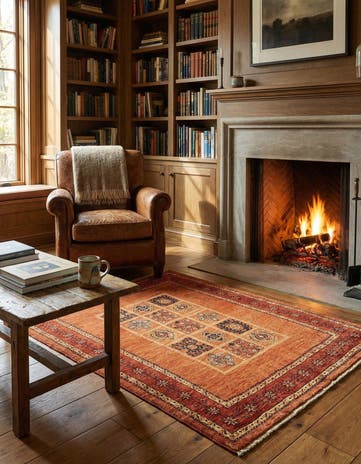 3' 8 x 5' 7 Kashkuli Wool Rug