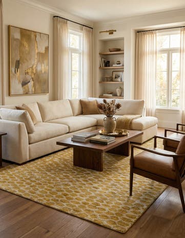 5' 10 x 9' Hand Knotted Darya Wool Rug