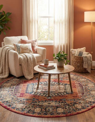 8' x 8' Eden Round Rug