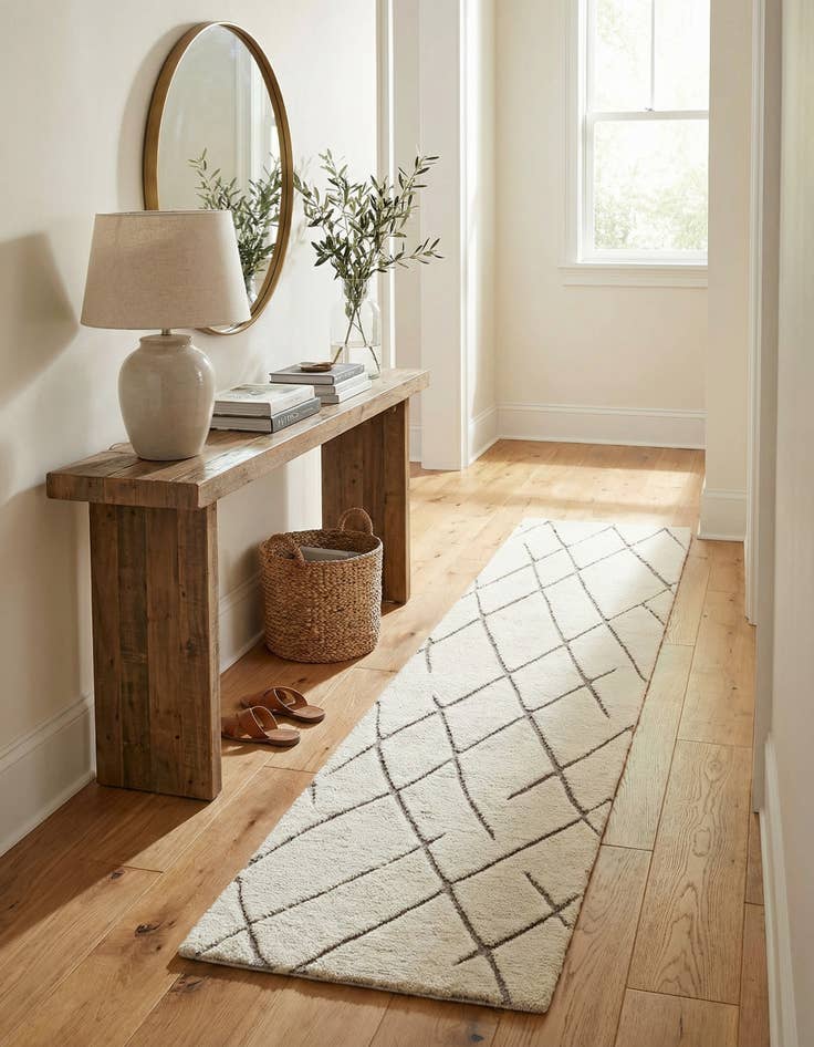 Detail image of  2' 7 x 12' Atlas Moroccan Wool Runner Rug