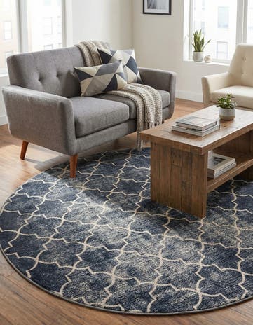 Jill Zarin 5' 3 x 5' 3 Uptown Lincoln Center Round Rug
