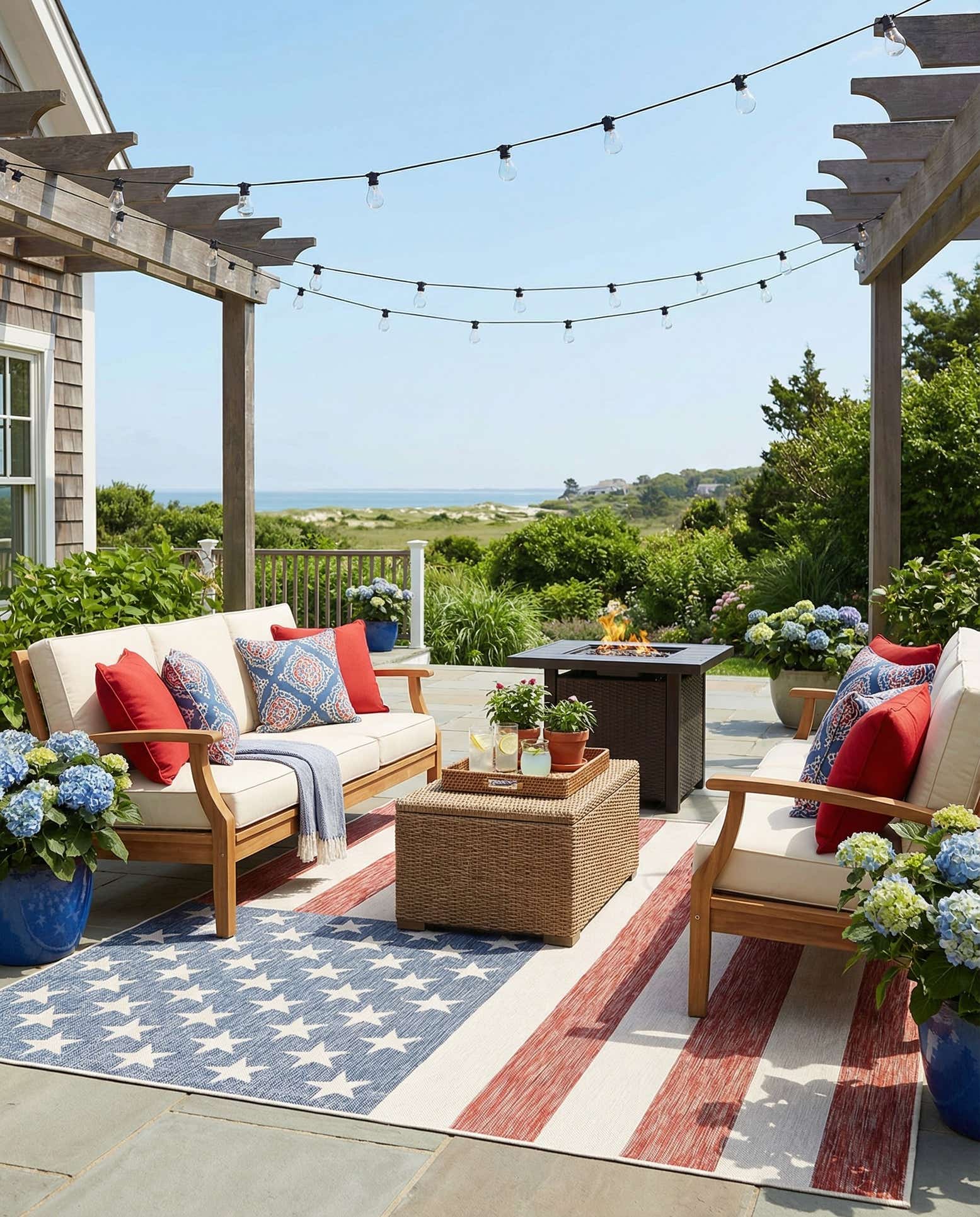 7' x 10' Easy-Clean Jill Zarin Indoor / Outdoor Rug