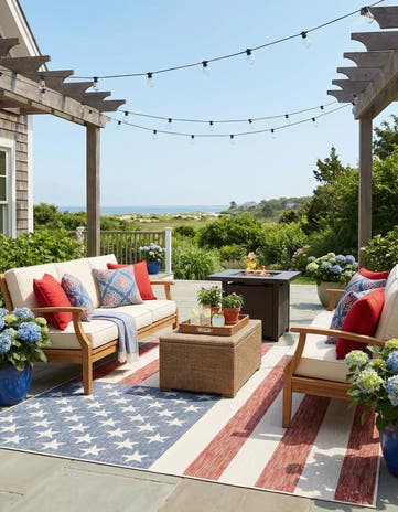 7' x 10' Easy-Clean Jill Zarin Indoor / Outdoor Rug