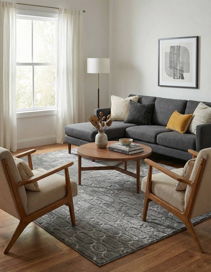 Detail image of 6' x 9' Vogue Geo Rug