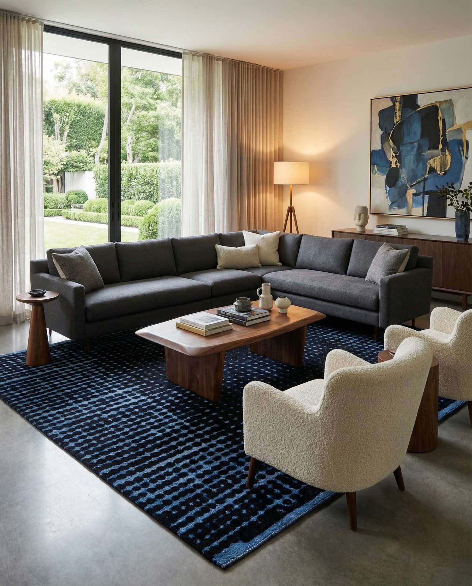 7' 10 x 10' 4 Hand Knotted Darya Wool Rug