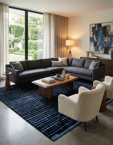 7' 10 x 10' 4 Hand Knotted Darya Wool Rug