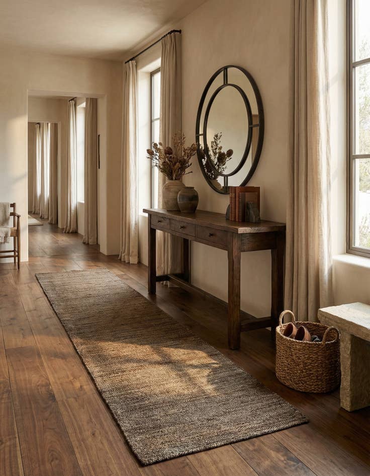 Detail image of 2' 5 x 12' 3 Juma Wool Runner Rug