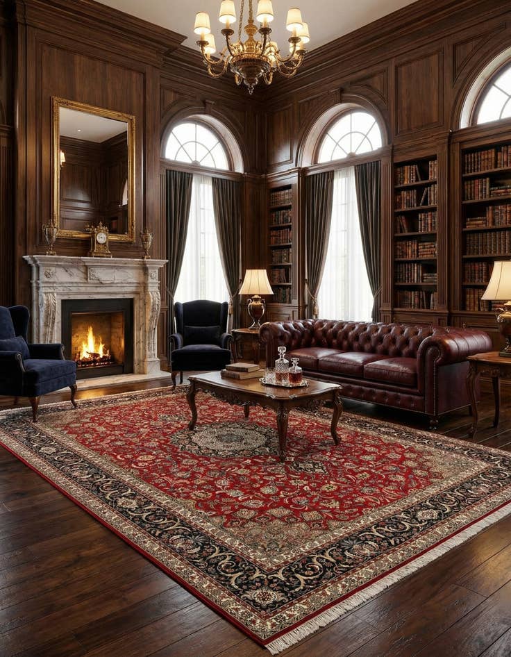 Detail image of 8' 3 x 11' 7 Tabriz Rug