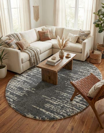 7' 10 x 9' 10 Serenity Shag Oval Rug