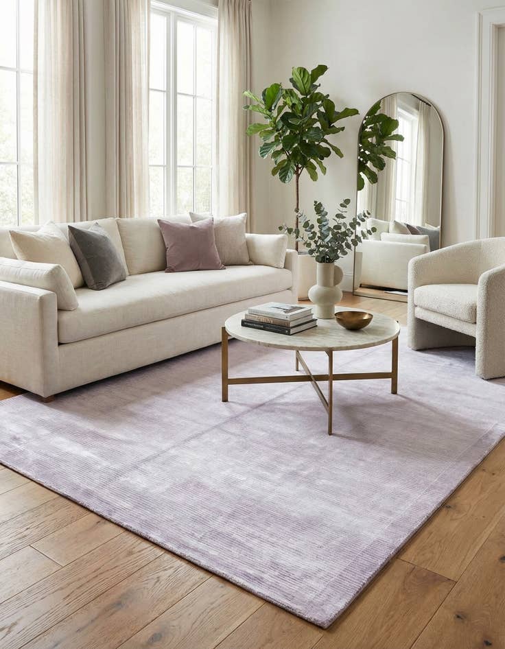 Detail image of 6' 6 x 9' 9  Hand Knotted Darya Wool Rug