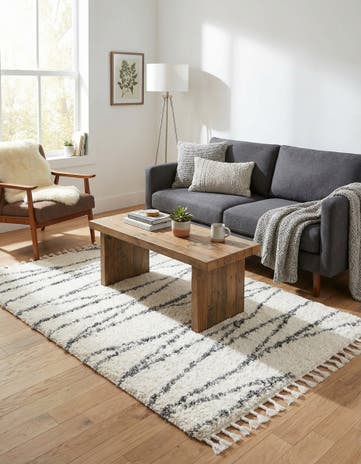 4' x 6' Serenity Shag Rug