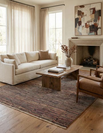 6' 7 x 9' 8 Hand Knotted Modern Ziegler Rug
