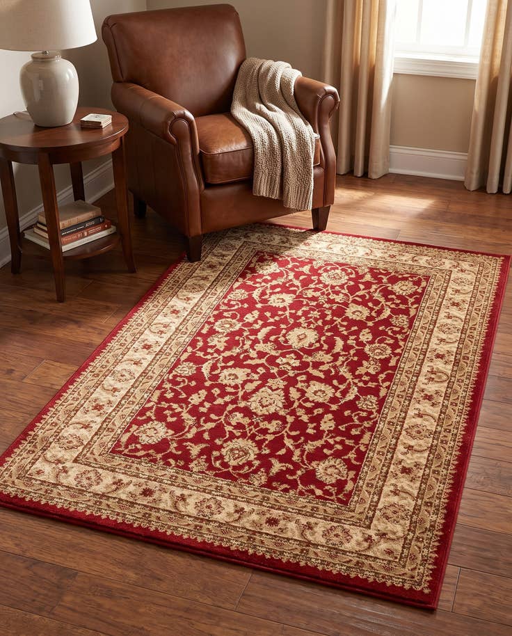 Detailansicht von 125cm x 185cm Klassischer Agra Teppich