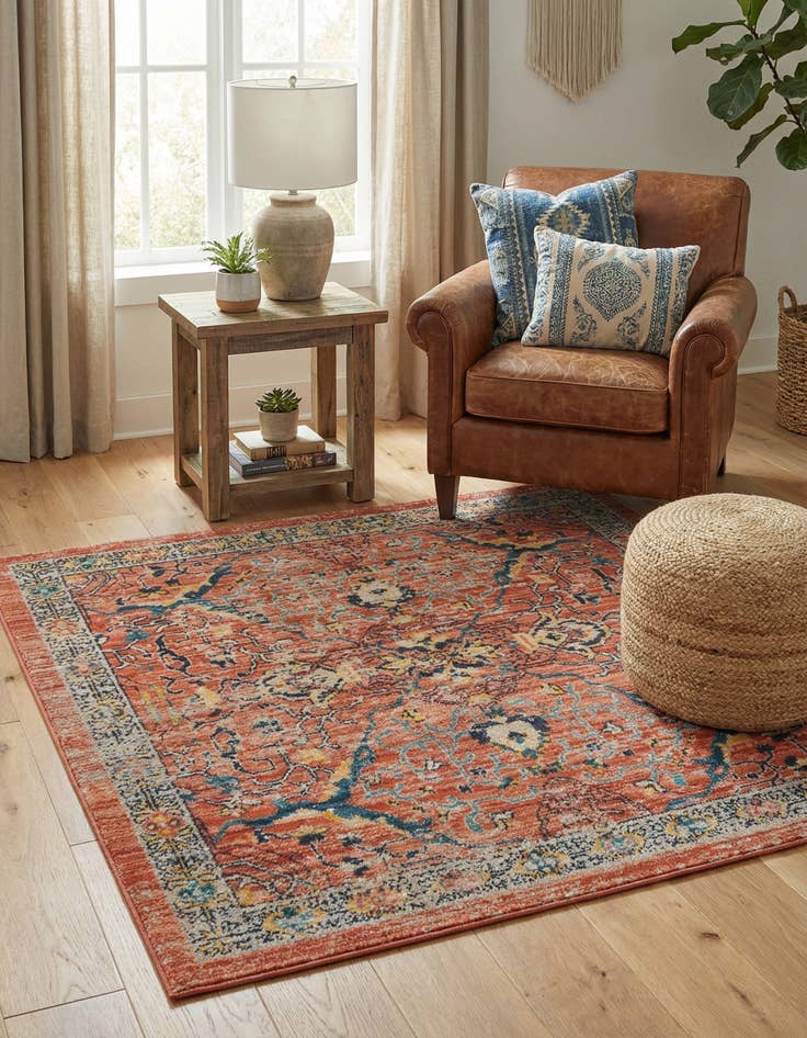 Detail image of  4' x 4' Lola Square Rug