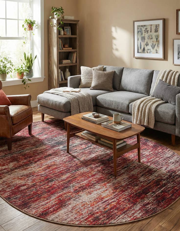 Detail image of 5' x 8' Asha Oval Rug