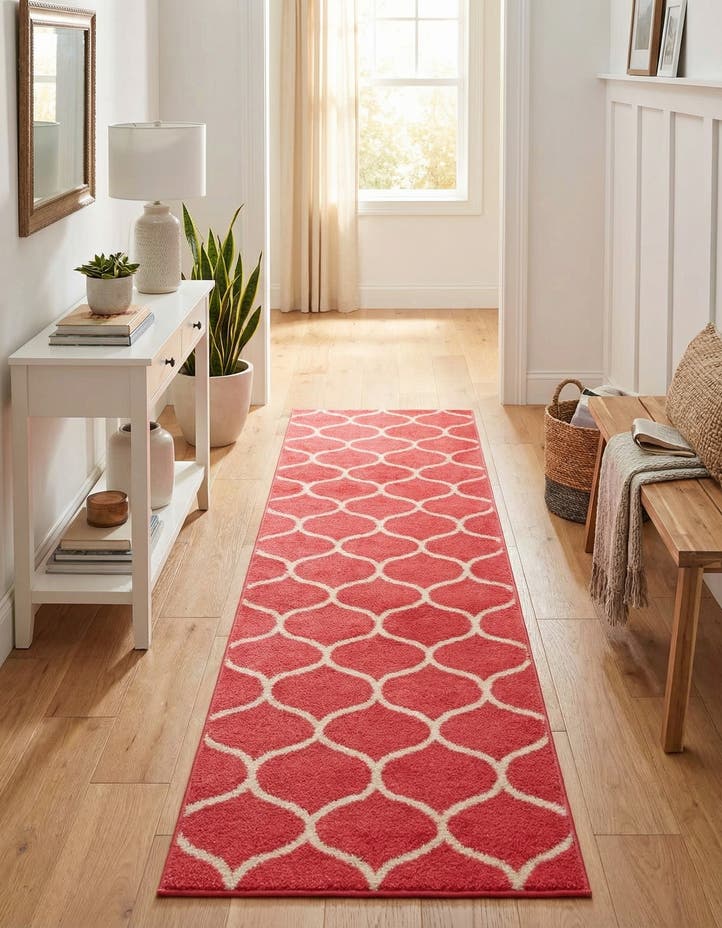 2' x 8' 8 Lattice Frieze Runner Rug