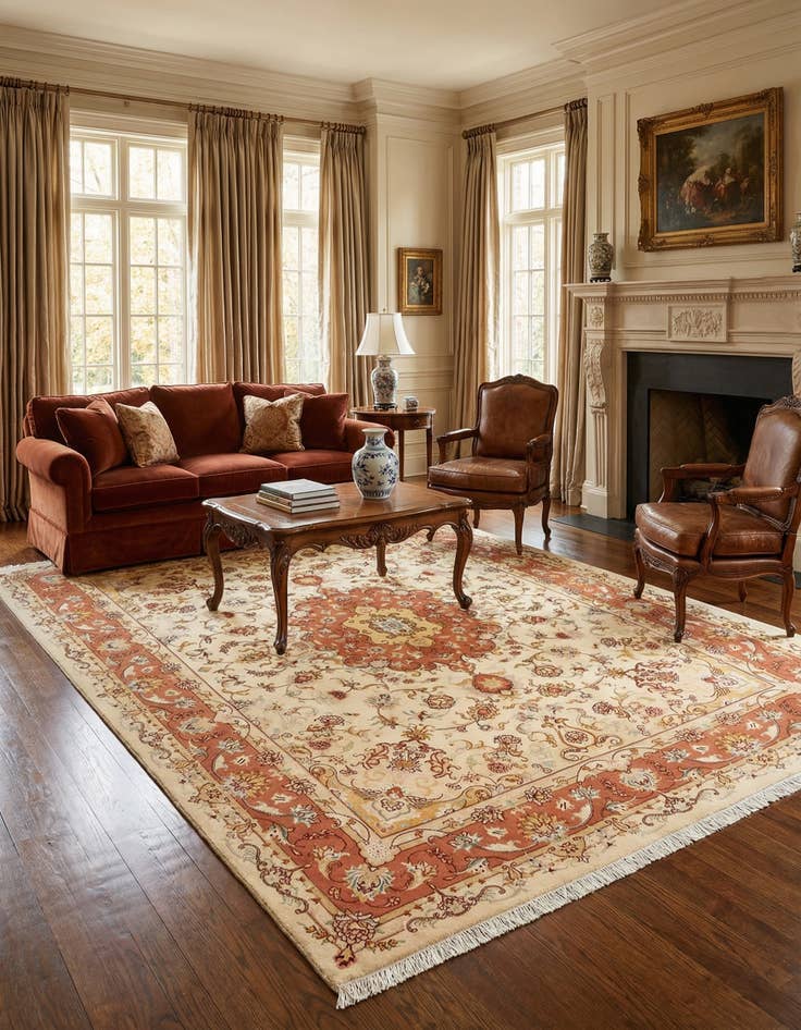 Detail image of  5' 7 x 7' 9 Tabriz Rug