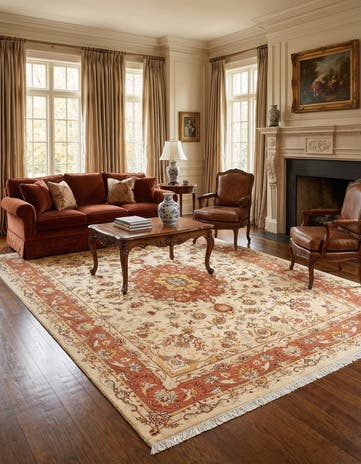 5' 7 x 7' 9 Tabriz Rug
