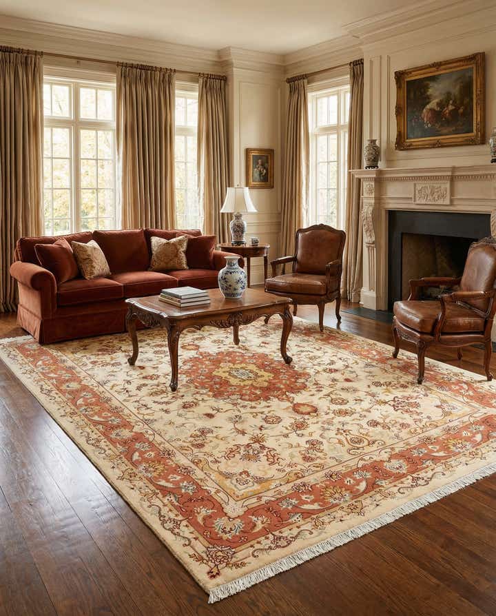 5' 7 x 7' 9 Tabriz Rug