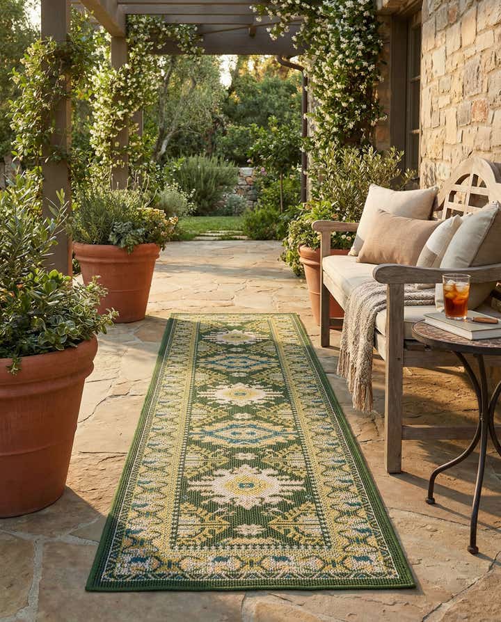 2' 7 x 10' Easy-Clean Baja Indoor / Outdoor Runner Rug