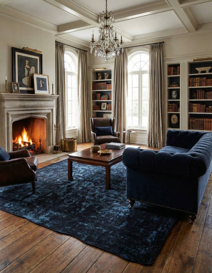 Detail image of  9' 7 x 12' 10 Vintage Royal Wool Rug