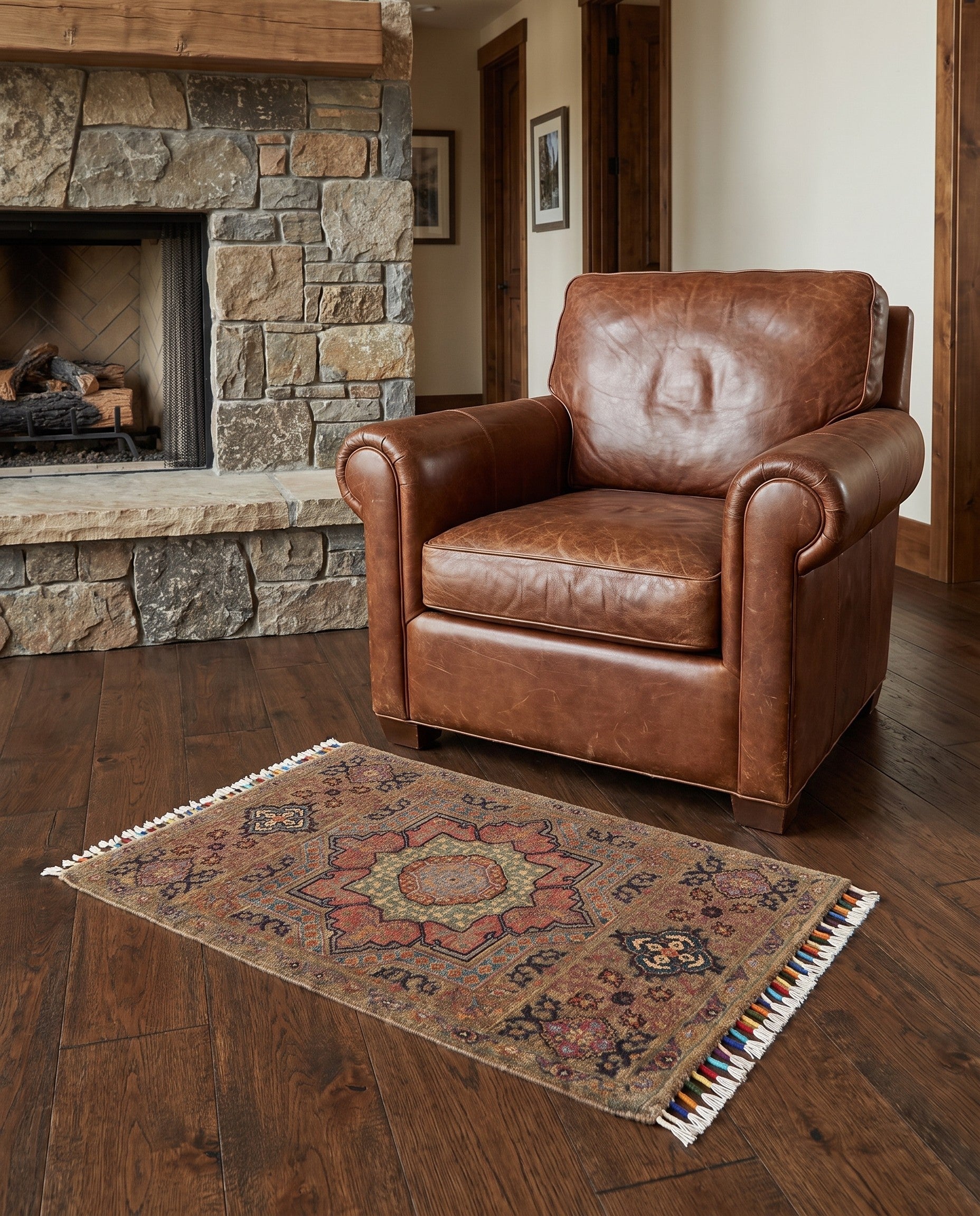 2' x 2' 11 Hand Knotted Ariana Ziegler Rug