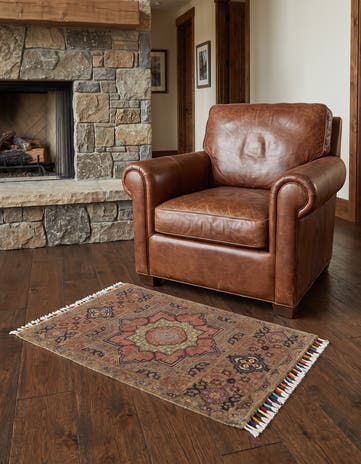 2' x 2' 11 Hand Knotted Ariana Ziegler Rug