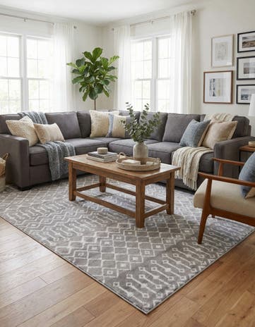 7' x 10' Kasbah Trellis Rug