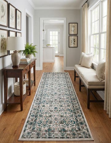 Ivory Aarhus Runner Rug