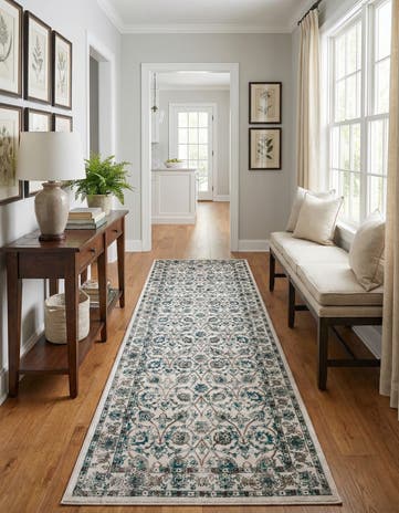 Ivory Aarhus Runner Rug