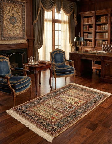 2' 8 x 4' 5 Hereke Silk Rug