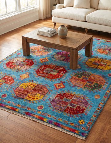 5' 1 x 7' 3 Hand Knotted Ariana Ziegler Rug