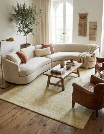 5' 8 x 8' 3 Hand Knotted Moroccan Wool Rug