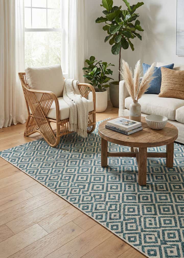 5' 3 x 8' Easy-Clean Jill Zarin Costa Rica Indoor / Outdoor Rug