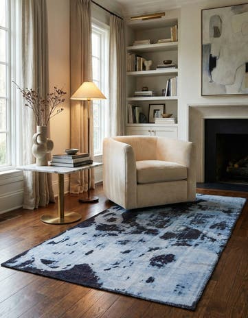 3' 3 x 6' 3 Hand Knotted Ultra Vintage Persian Wool Rug