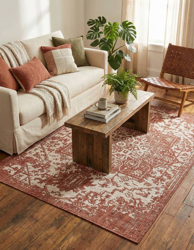 Detail image of 5' 3 x 8' Easy-Clean Jill Zarin Dubai Indoor / Outdoor Rug