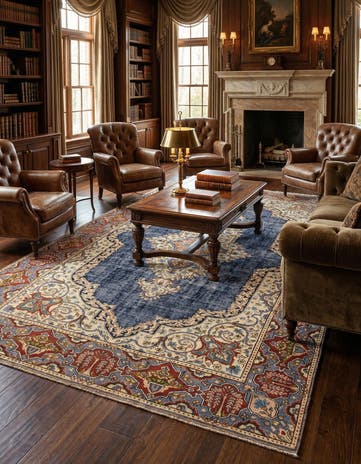 6' 7 x 9' 9 Vintage Royal Rug