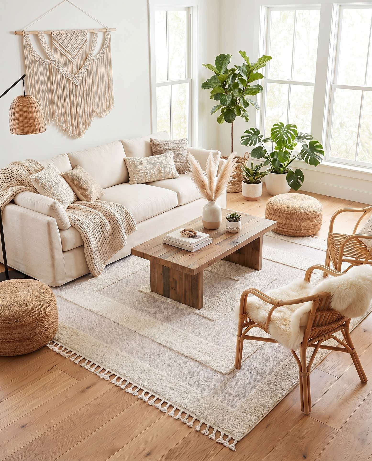 10' x 10' Boho Square Rug