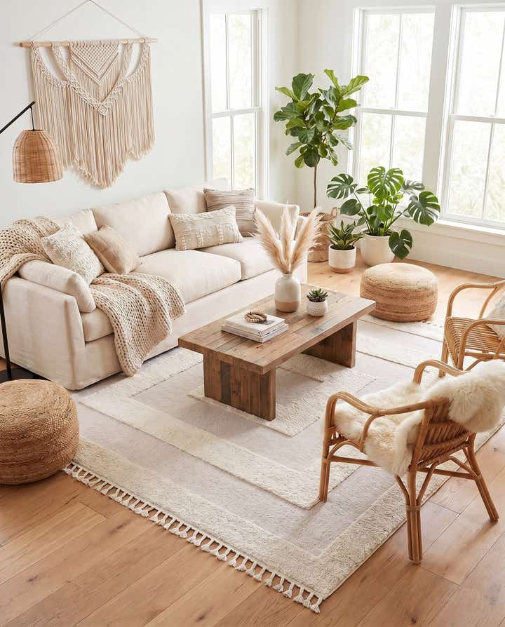 10' x 10' Boho Square Rug