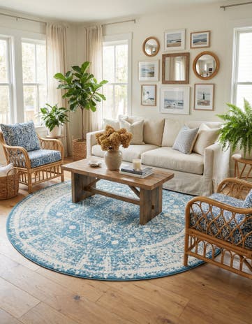 8' x 8' Veneto Round Rug