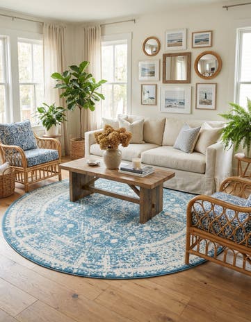8' x 8' Veneto Round Rug