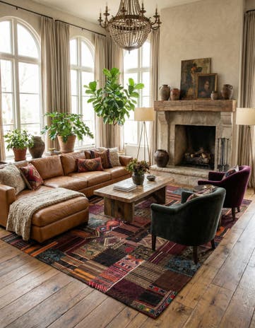 10' x 13' 5 Hand Knotted Ultra Vintage Persian Wool Rug