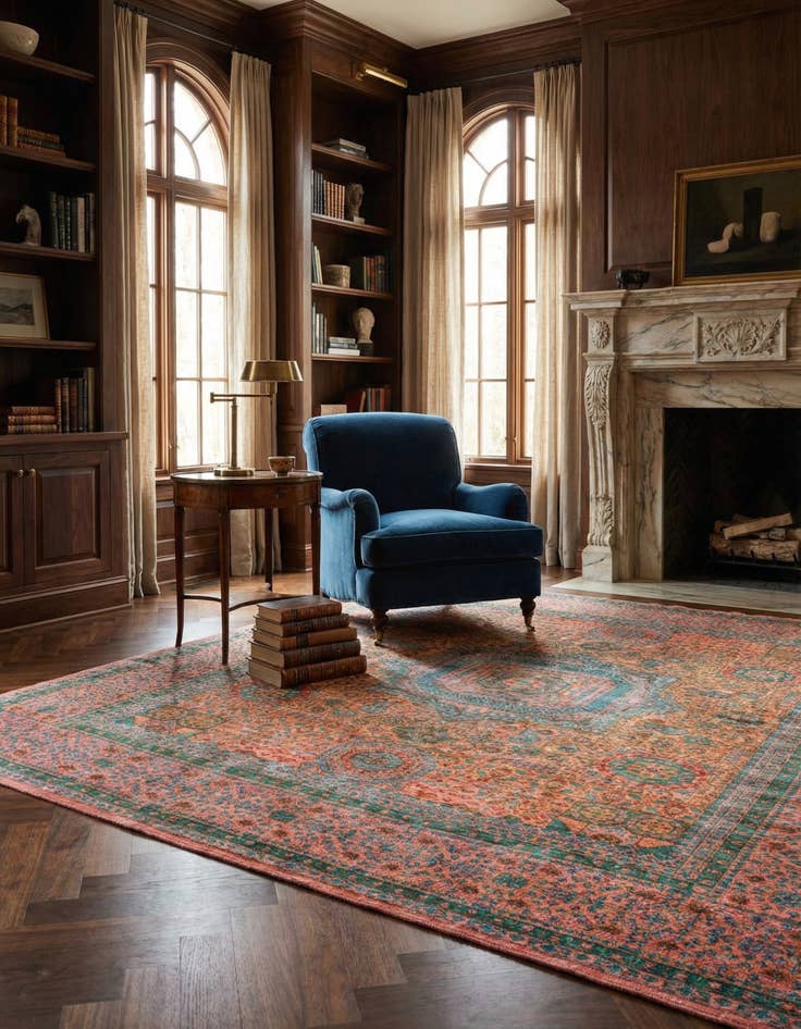 Detail image of 8' 3 x 10' 4 Mamluk Wool Rug