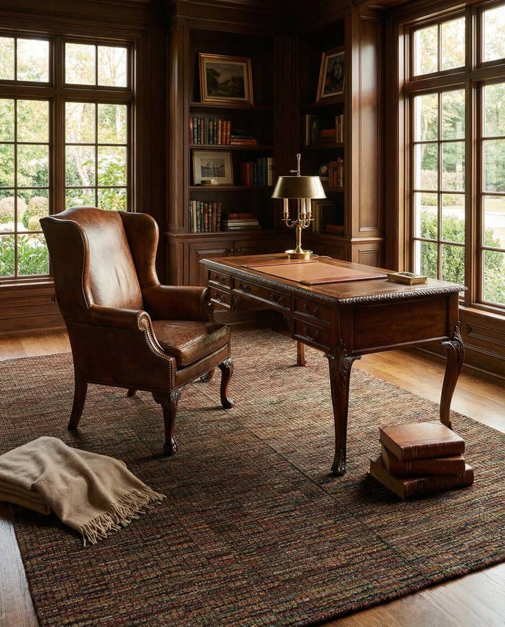 Detail image of 8' x 10' 6 Hand Knotted Darya Wool Rug