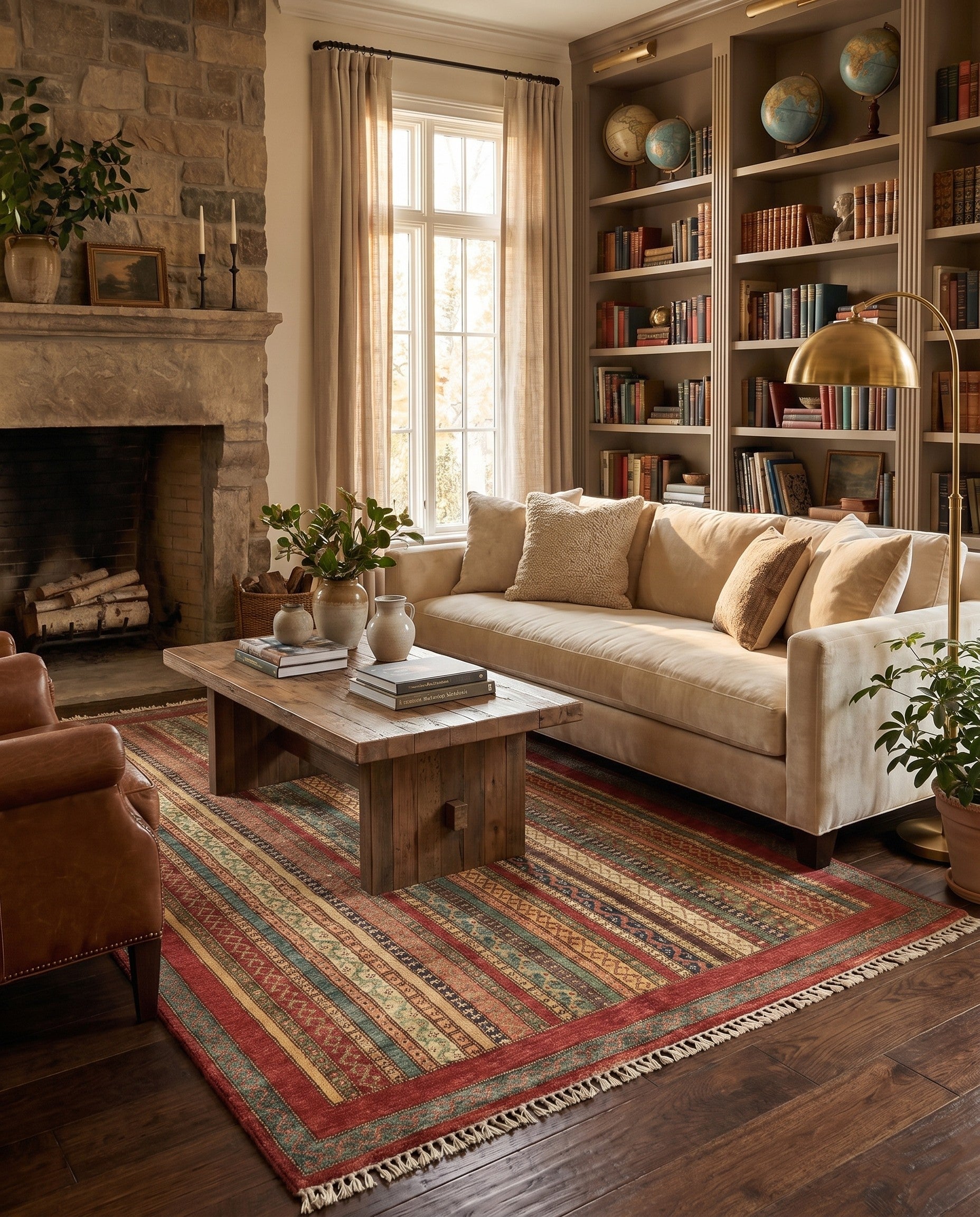 5' 1 x 6' 5 Hand Knotted Ariana Ziegler Rug