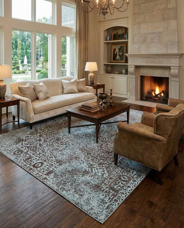 9' 4 x 12' 6 Vintage Royal Wool Rug